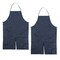 Creativity Street Adult Apron, Dark Blue Denim, 41in x 27.5in, PK2 PAC5243 - alternate 1